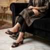 Open-Toe Block Heel Mules โ Premium Festive & Formal Women Footwear Open-Toe Block Heel Mules โ Premium Festive & Formal Women Footwear